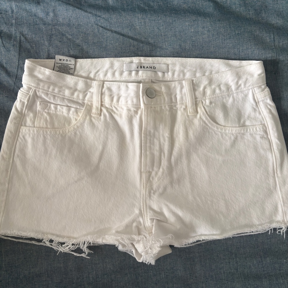J Brand white shorts
